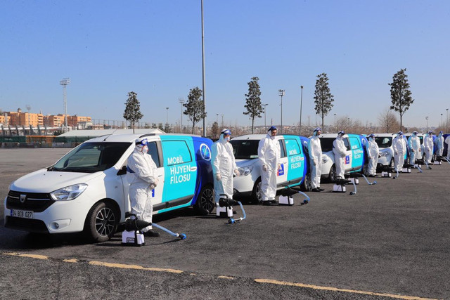 İBB koronavirüse İstanbul'u ilaçlıyor! Bankamatikler bile temizleniyor - Resim: 0