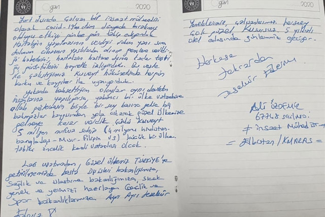 Karantina sürecini Giresun'daki yurtlarda geçirenler geride duygulandıran mektuplar bıraktı - Resim: 0