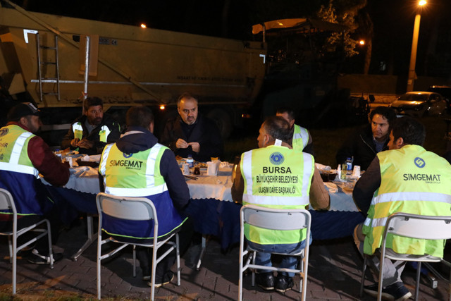 Bursa için sahurda asfalt vakti - Resim: 2