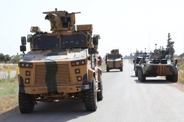 MSB İdlib'de 12'nci Türk-Rus devriyesi yapıldığını duyurdu - Resim: 0