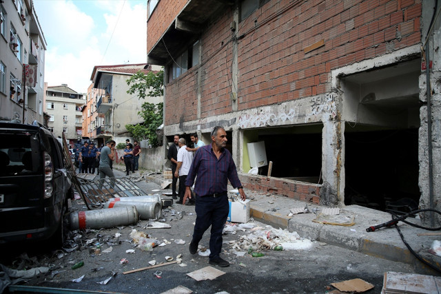İstanbul Okmeydanı'nda patlama: 6 yaralı var - Resim: 1