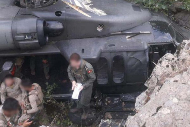 Bingöl'de operasyondan dönen helikopter zorunlu iniş yaptı sebebi teknik arıza - Resim: 1