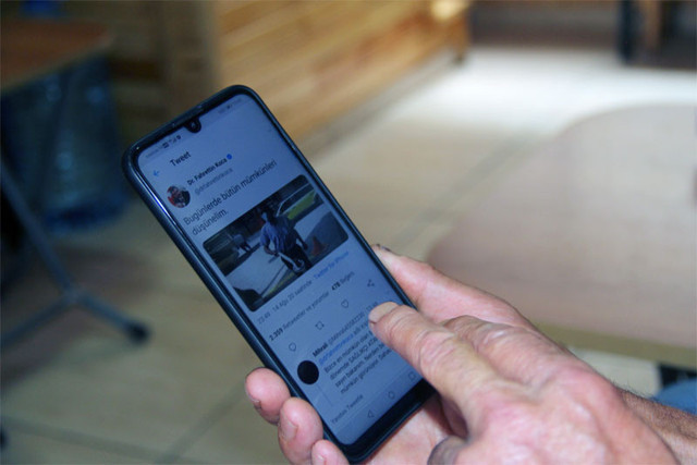 Sağlık Bakanı Fahrettin Koca fotoğrafını paylaşmıştı o çaycı şimdi meşhur oldu - Resim: 1