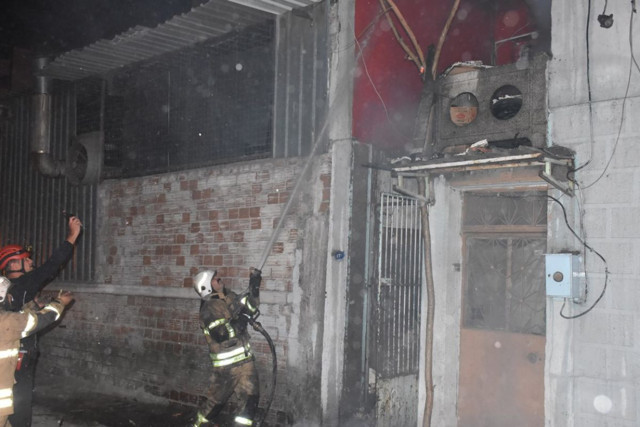 İzmir'de 2 katlı bina cayır cayır yandı 25 papağan telef oldu - Resim: 2