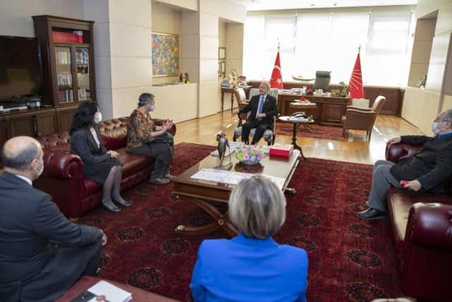 CHP lideri Kemal Kılıçdaroğlu TTB Başkanı Fincancı ve heyetiyle görüştü - Resim: 0