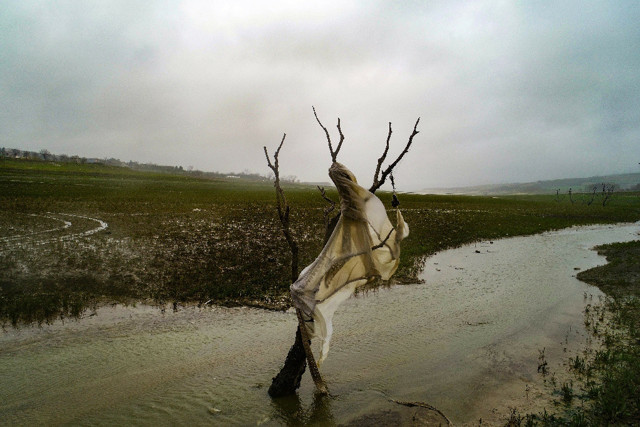 İstanbul Sazlıdere Barajı'nda tedirgin eden görüntü - Resim: 2