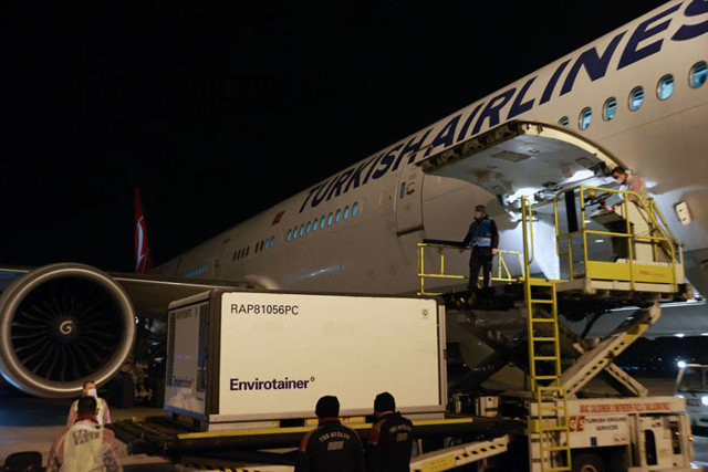 Çin'den sipariş edilen Kovid-19 aşıları Türkiye'ye geldi - Resim: 1