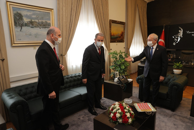 Son dakika Bakan Akar ve Soylu, Kemal Kılıçdaroğlu'nu ziyaret etti! Gara operasyonunu anlattılar - Resim: 0