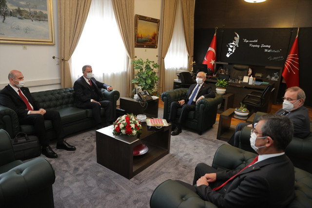 Son dakika Bakan Akar ve Soylu, Kemal Kılıçdaroğlu'nu ziyaret etti! Gara operasyonunu anlattılar - Resim: 1