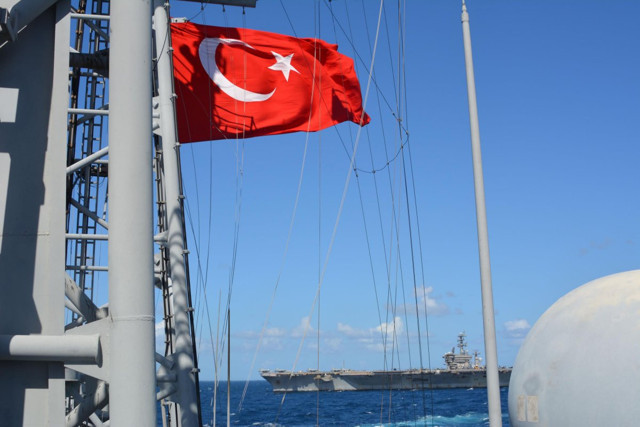 Türkiye, Doğu Akdeniz'de ABD ile geçiş eğitimi yaptı - Resim: 1