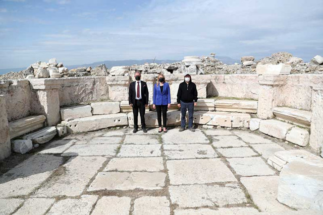 Denizli'de bulunan Laodikya Antik Kenti'ndeki 2 bin yıllık çeşme restore edilecek - Resim: 0