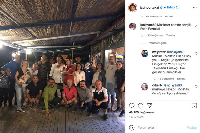 Fatih Portakal'ın lebaleb doğum günü partisine tepki yağdı - Resim: 0