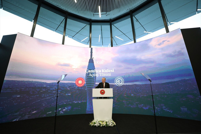 Erdoğan'dan Çamlıca Kulesi açılışında önemli açıklamalar! Kanal İstanbul için tarih verdi - Resim: 0