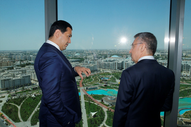 Cumhurbaşkanı Yardımcısı Fuat Oktay Özbekistan'da - Resim: 0