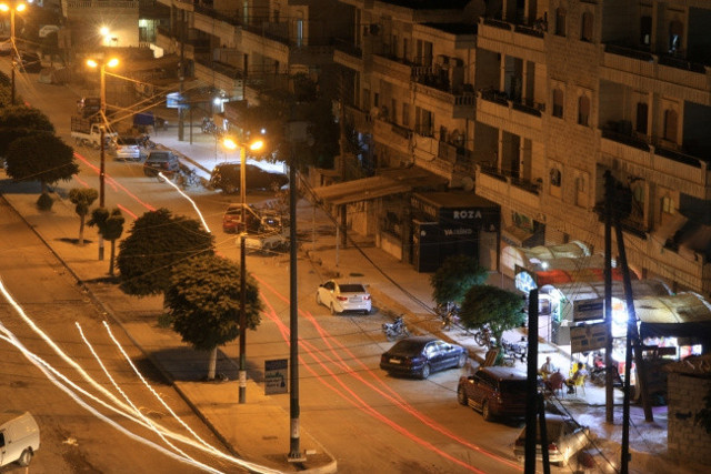 Afrin ilçe merkezi yıllar sonra elektriğe kavuştu - Resim: 0