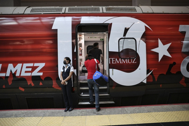 15 Temmuz Demokrasi ve Milli Birlik Treni İstanbul'a yola çıktı - Resim: 1
