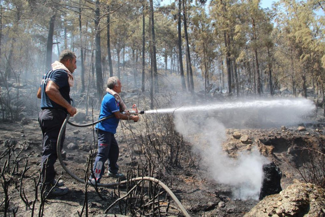 Siirt'ten Antalya'ya yardım için geldiler İtfaiye müdürünün ailesiyle duygu dolu görüşmesi - Resim: 3
