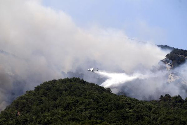 Son dakika Kazdağları'nda orman yangını! Ekipler müdahale ediyor - Resim: 0