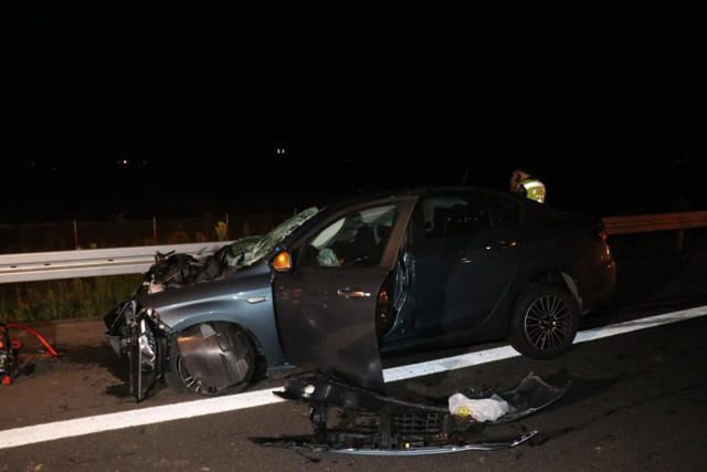 Kuzey Marmara Otoyolu'nda feci kaza: 1 ölü, 3 yaralı - Resim: 1