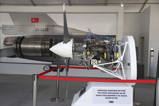 Türkiye'nin yeni İHA motoru ilk kez TEKNOFEST'te 5 kg daha hafif - Resim: 0