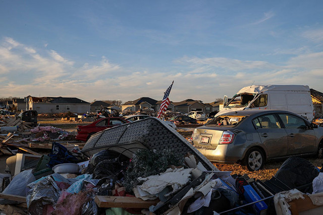 Dünyada 2021'de çok sayıda doğal afet meydana geldi! Patlama, hortum, yangın...onlarca kişi öldü - Resim: 3