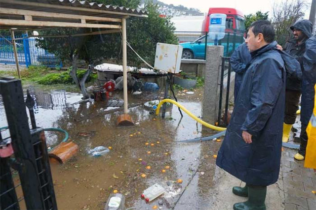 Bodrum'da 131 ev ve iş yeri sular altında kaldı - Resim: 0
