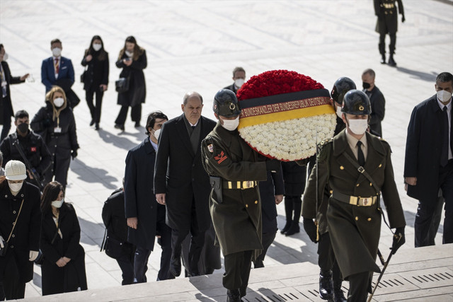 Almanya Başbakanı Olaf Scholz ilk kez Türkiye'de Cumhurbaşkanı Erdoğan'ın diplomasi trafiği devam ediyor - Resim: 2