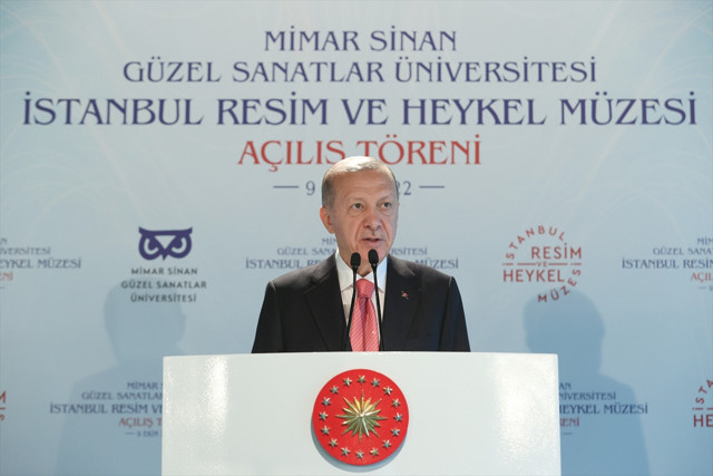 Cumhurbaşkanı Erdoğan'dan İstanbul Resim ve Heykel Müzesi Açılış Töreni'nde açıklamalar - Resim: 0
