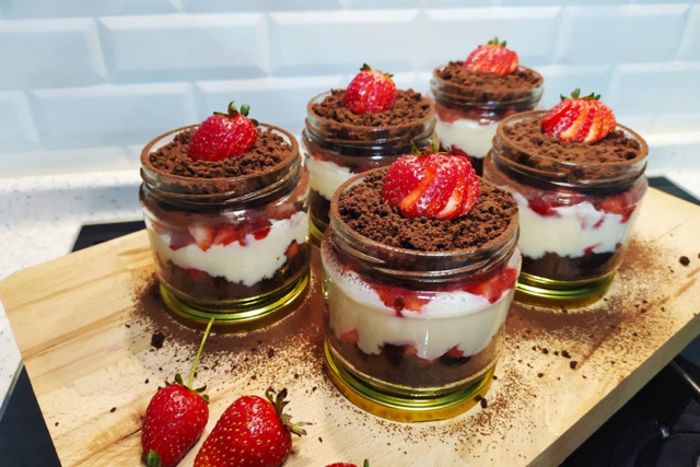 Yok böyle bir tat kavanozda pasta tarifi hem lezzetli hem pratik! - Resim: 1