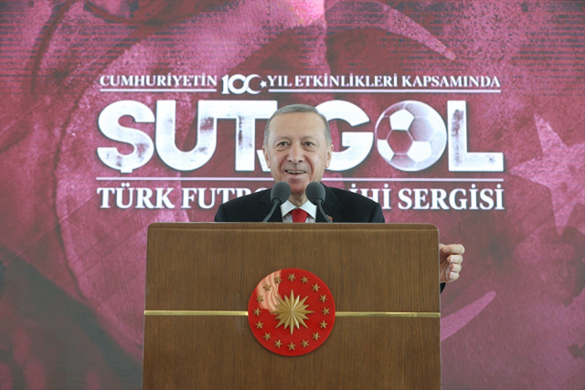 Türk Futbol Tarihi Sergisi açıldı! Erdoğan: "Sergimiz 'Futbol kardeşliktir' temasıyla oluşturuldu" - Resim: 0