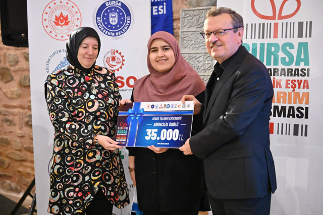 Bursa'ya özel hediyelik eşyaların üretildiği yarışmada ödül yağdı - Resim: 1