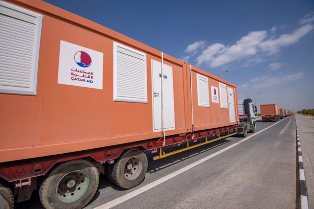 Katar'dan Türkiye ve Suriye'ye 10 bin mobil ev her türlü ihtiyacı gideriyor - Resim: 0