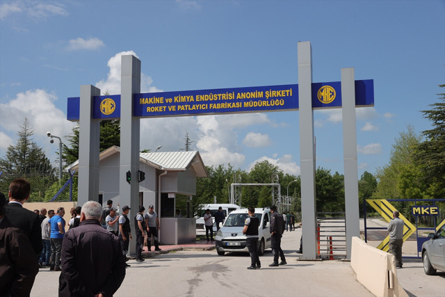 Ankara'da roket ve patlayıcı fabrikasında patlama! Bakanlık acı haberi duyurdu: 5 işçi şehit oldu! - Resim: 1