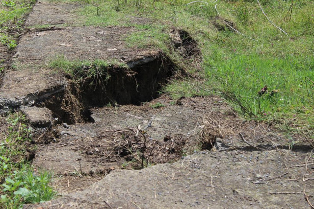 Samsun'da bu mahalle çöküyor: 6 ev tahliye edildi - Resim: 1