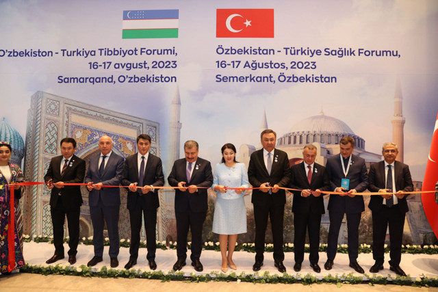 Sağlık Bakanı Fahrettin Koca, Türkiye-Özbekistan 2. Sağlık İş Forumu'na katıldı - Resim: 3