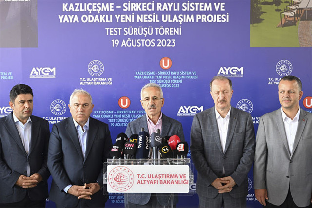 İstanbul'a yeni hat yıl sonu hizmete giriyor Abdulkadir Uraloğlu test sürüşüne katıldı - Resim: 0