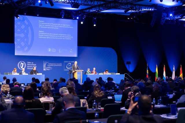 Numan Kurtulmuş AB konferasında küstah Rum temsilciye haddini bildirdi - Resim: 0