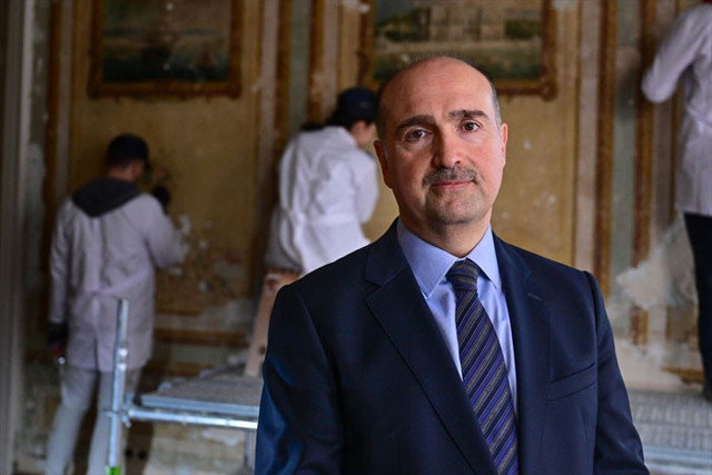 Yıldız Sarayı'nda restorasyon çalışmalarında duvar resimleri bulundu - Resim: 0