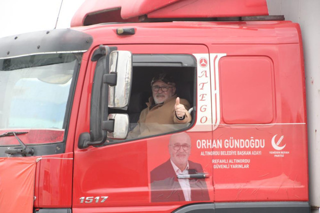 Yeniden Refah Partisi’nin başkan adayının şaşırtan seçim kamyonu - Resim: 0