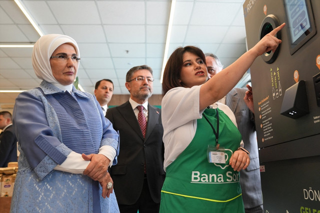 Emine Erdoğan, atıksız alışverişi teşvik eden marketi ziyaret etti - Resim: 2