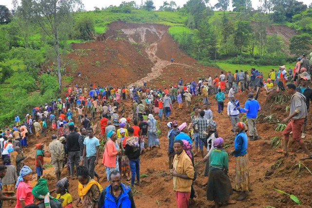 Etiyopya'daki heyelan faciasında bilanço ağırlaştı - Resim: 0