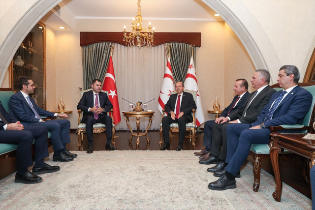 KKTC Cumhurbaşkanı Ersin Tatar, Bakan Murat Kurum'u kabul etti - Resim: 2