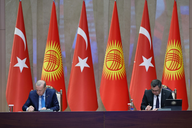 Cumhurbaşkanı Erdoğan Kırgızistan'da! "İsrail uluslararası sistemi tehdit ediyor" - Resim: 1