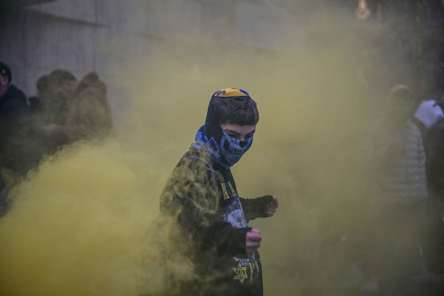 Amsterdam'da Maccabi taraftarı ile Filistin yanlıları çatıştı olaylar nasıl başladı? - Resim: 0