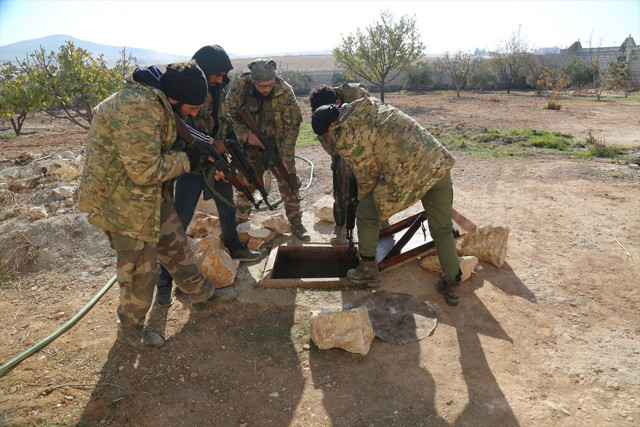 Suriye Milli Ordusu, Münbiç'te arama tarama faaliyetlerine devam ediyor - Resim: 0