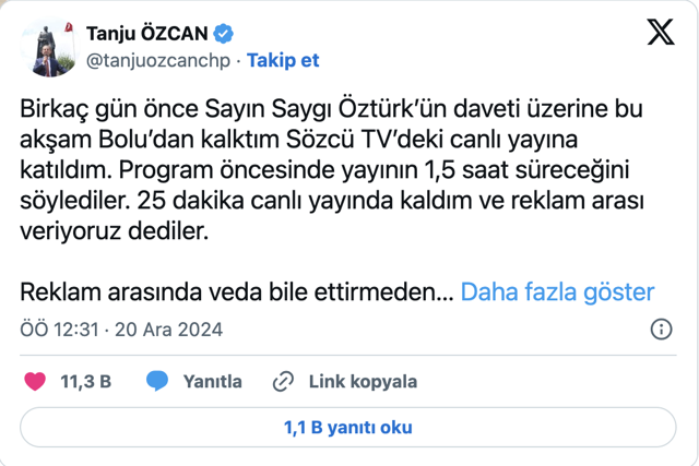 Tanju Özcan'ı çileden çıkaran olay: Böyle bir muameleyi hayatımda hiç görmedim - Resim: 0