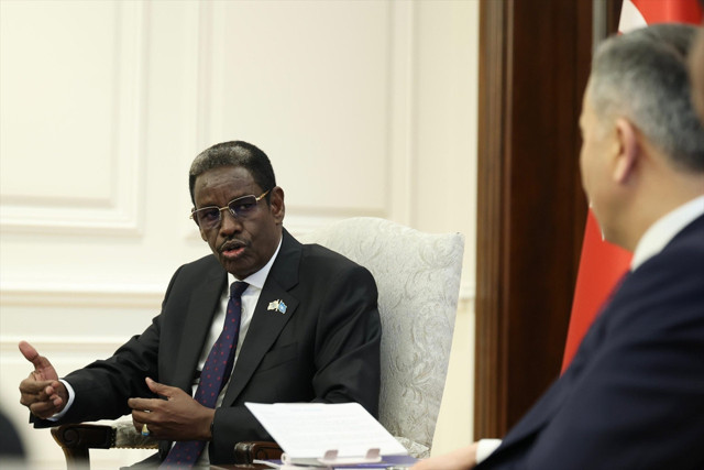 İçişleri Bakanı Yerlikaya, Somali İç Güvenlik Bakanı İsmail ile görüştü - Resim: 1