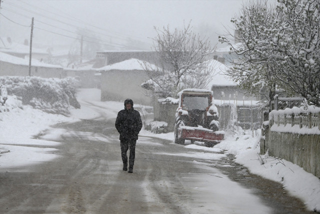 Anodolu Ajansı bu fotoğrafı bugün Edirne'de çekti