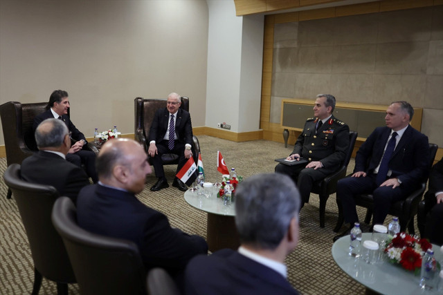 Bakan Güler, IKBY Başkanı Neçirvan Barzani ile görüştü - Resim: 0