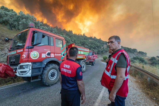 buca orman yangını